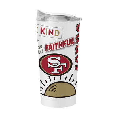 San Francisco 49ers 20oz Native Powder Coat Tumbler