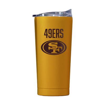 San Francisco 49ers 20oz Huddle Powder Coat Tumbler - Logo Brands