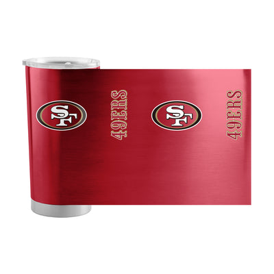 San Francisco 49ers 20oz Gameday Stainless Tumbler