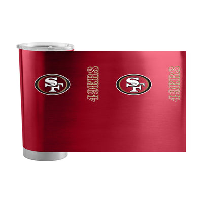 San Francisco 49ers 20oz Gameday Stainless Steel Tumbler - Logo Brands