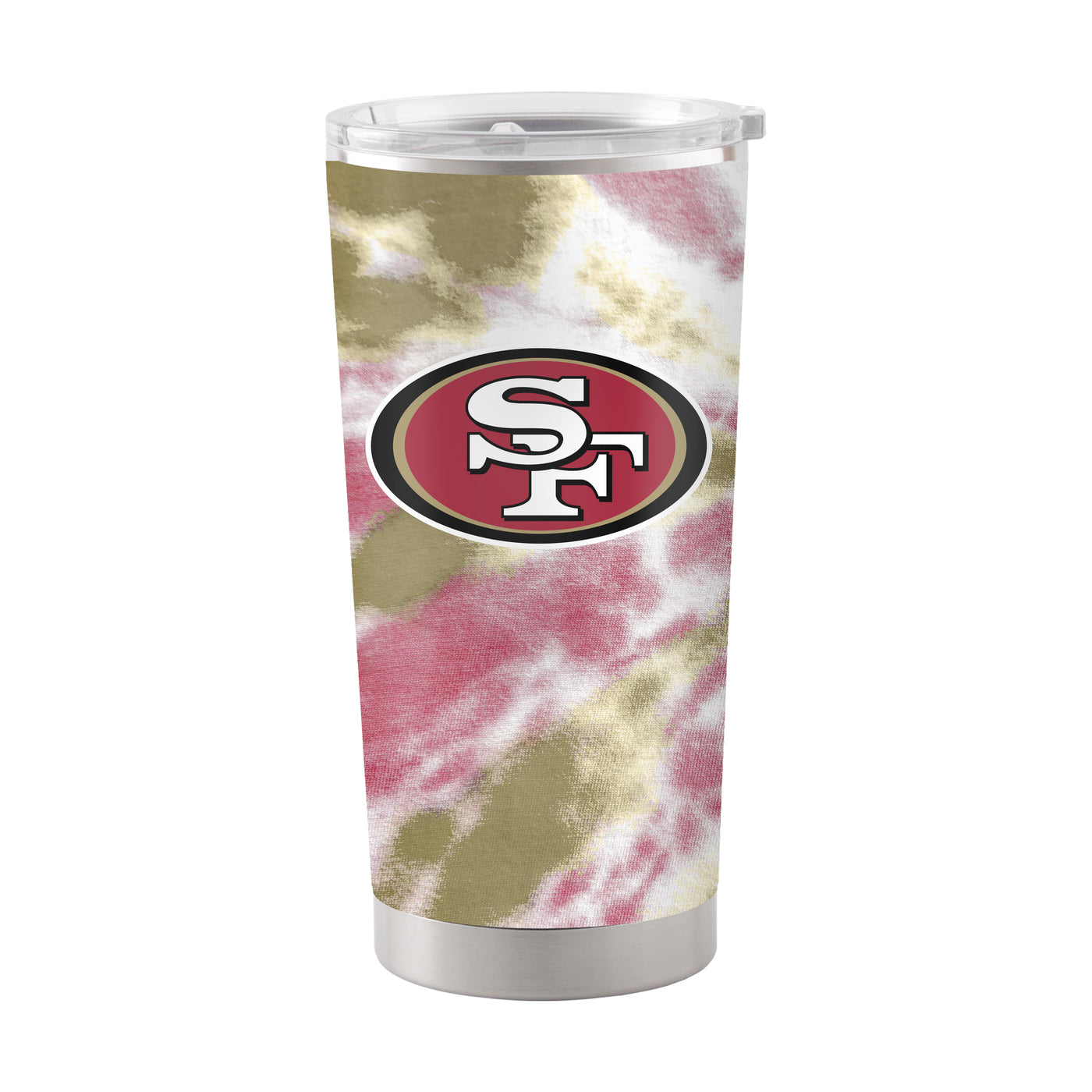 San Francisco 49ers 20oz Tie Dye Stainless Steel Tumbler