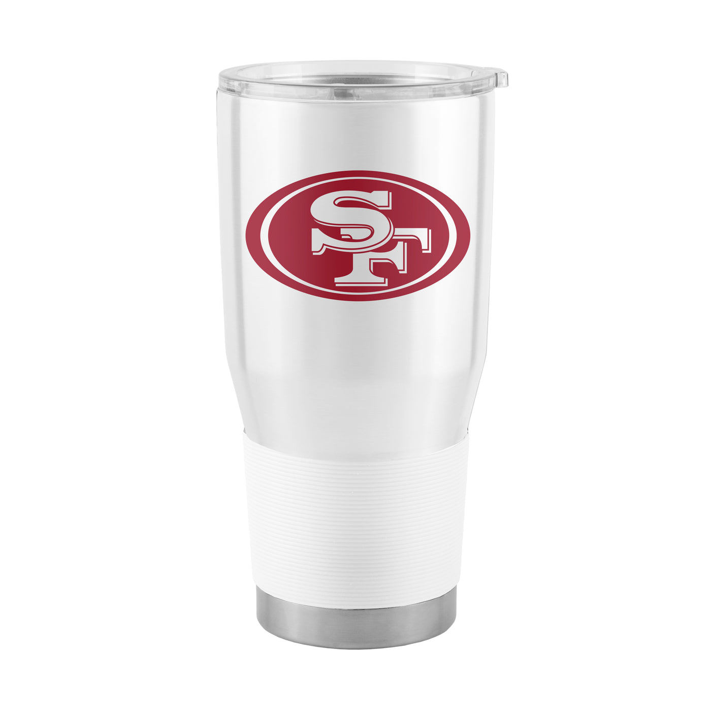 San Francisco 49ers White 30oz Gameday Stainless Steel Tumbler