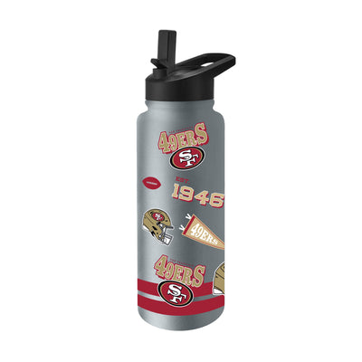 San Francisco 49ers 34oz Stone TJ Maxx Native Quencher Bottle