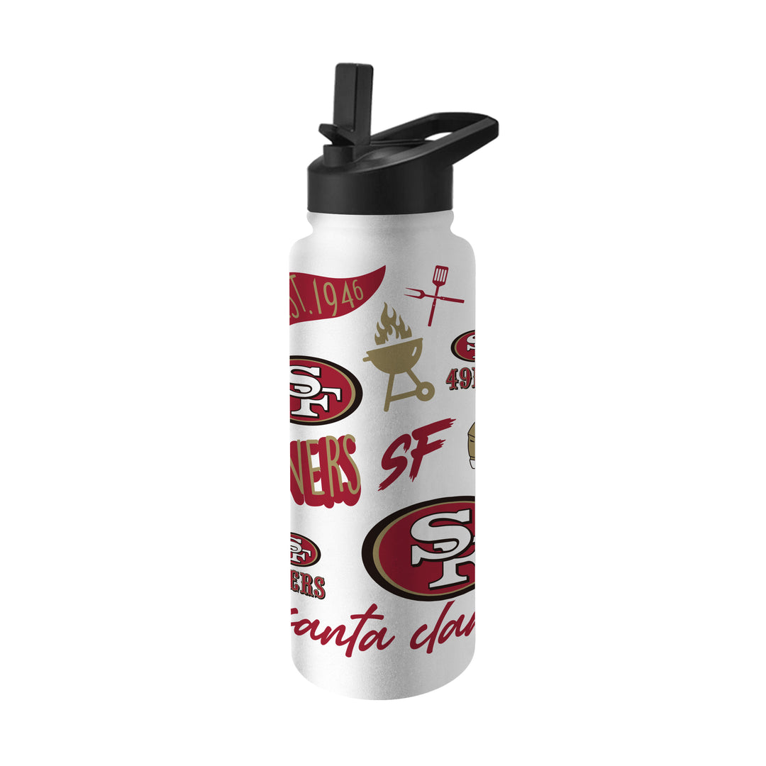小物 CHALLENGER LOGO BOTTLE CHALLENGER / LOGO WATER BOTTLE -White-