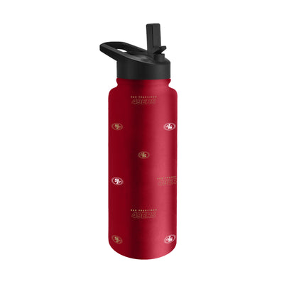 San Francisco 49ers 34oz Step And Repeat Quencher Bottle