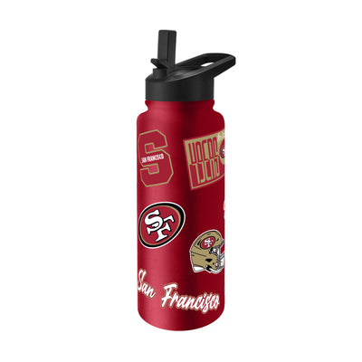 San Francisco 49ers 34oz Dreamweave Quencher Bottle