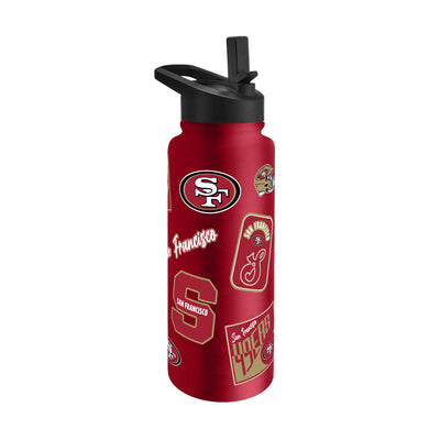 San Francisco 49ers 34oz Dreamweave Quencher Bottle