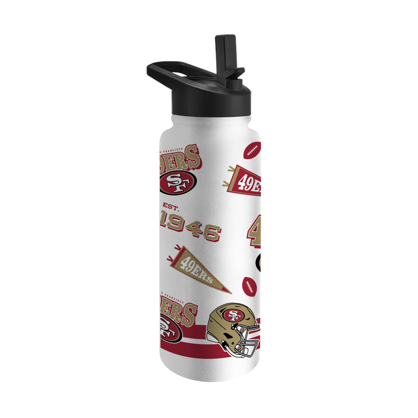 San Francisco 49ers 34oz TJX Native Quencher Bottle