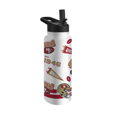 San Francisco 49ers 34oz TJX Native Quencher Bottle