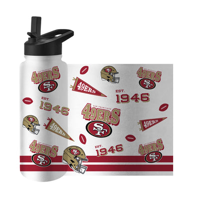 San Francisco 49ers 34oz TJX Native Quencher Bottle