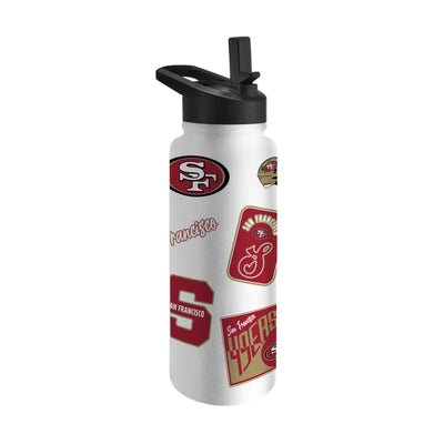 San Francisco 49ers Dreamweave 34oz Quencher Bottle