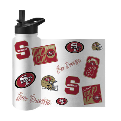 San Francisco 49ers Dreamweave 34oz Quencher Bottle