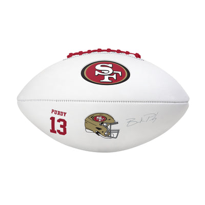 San Francisco 49ers Brock Purdy Players Full Size Autograph Football