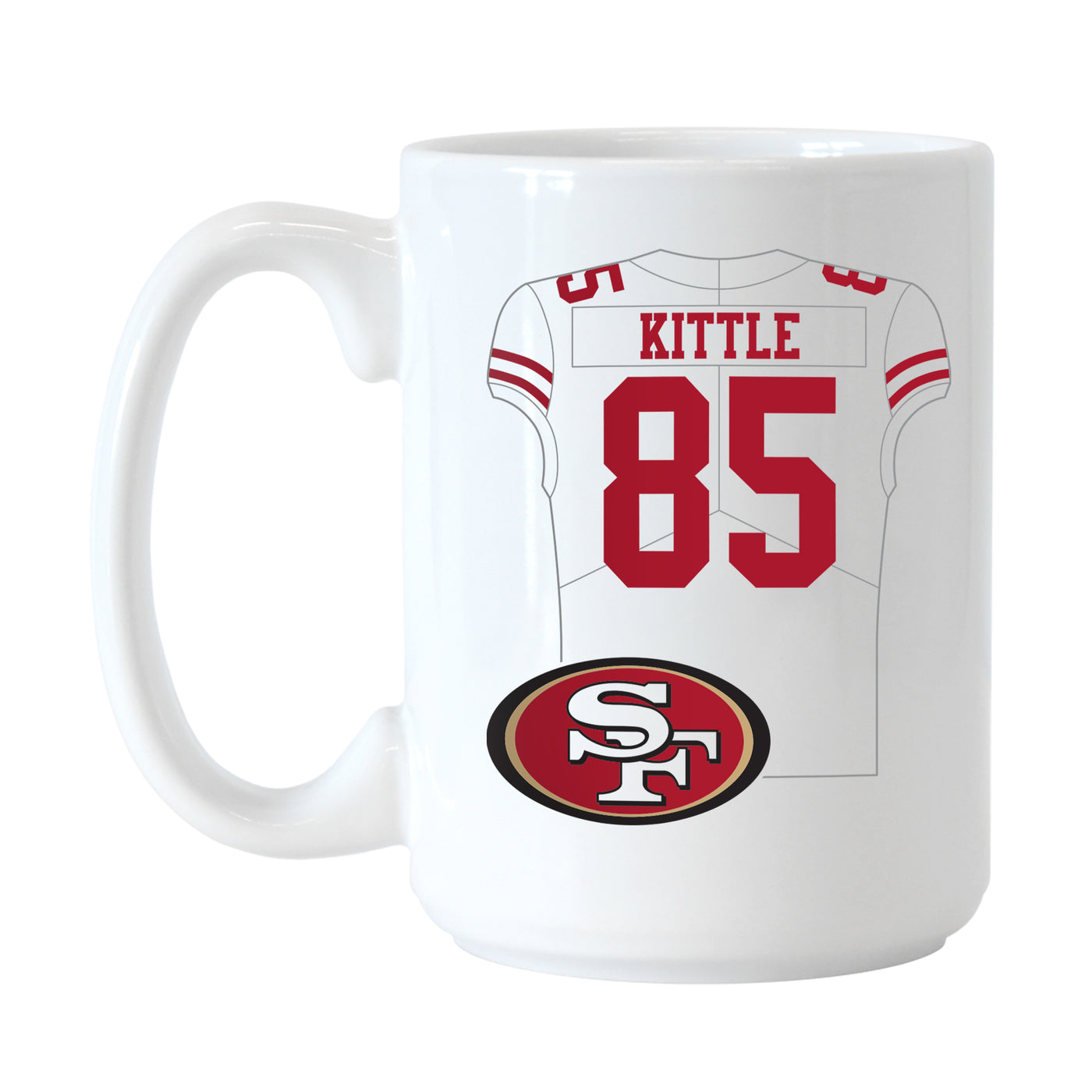 SF 49ers George Kittle Jersey 15oz Sublimated Mug