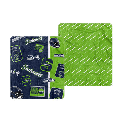 Seattle Seahawks Dream Weave Throw 50x60