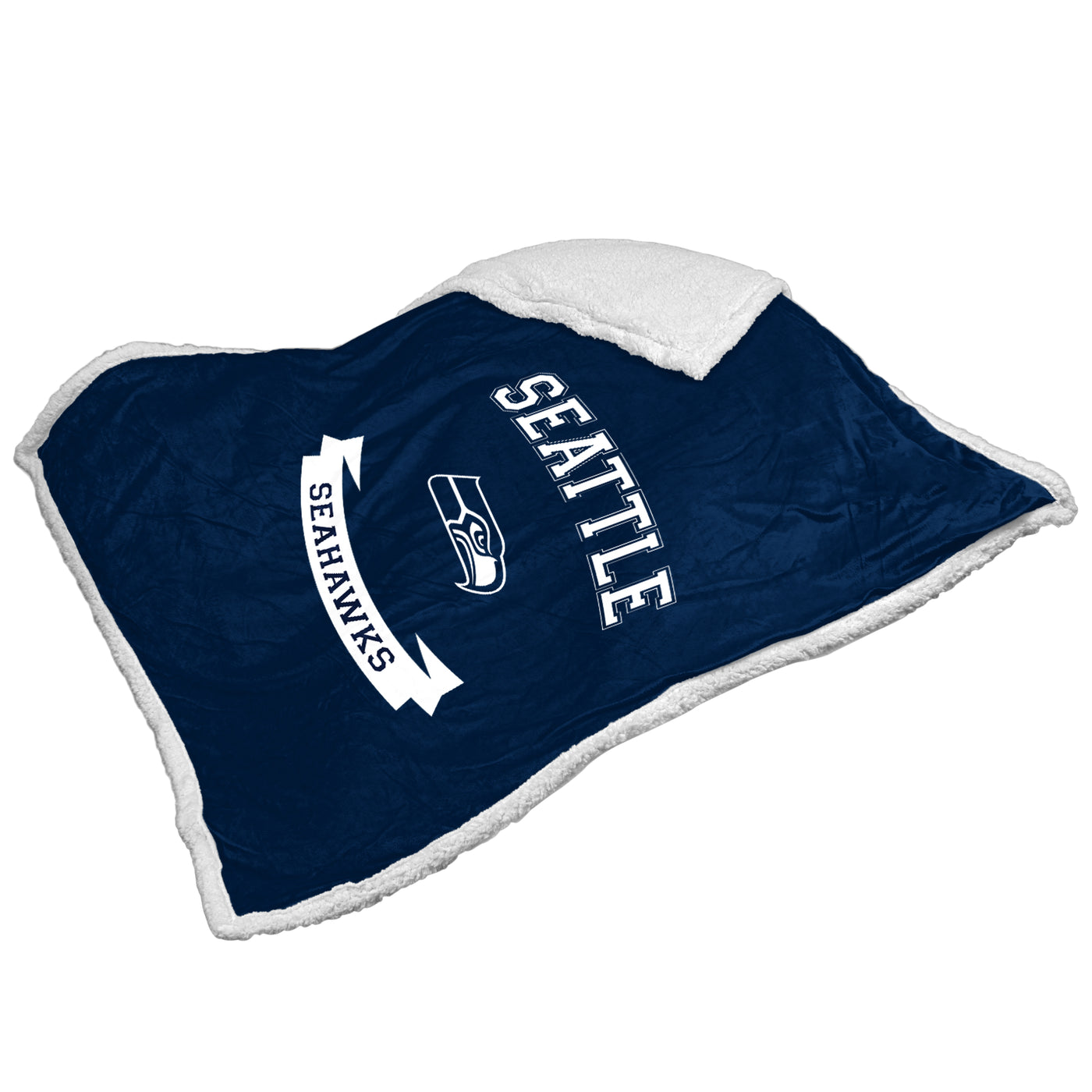 Seattle Seahawks Printed Sherpa Blanket