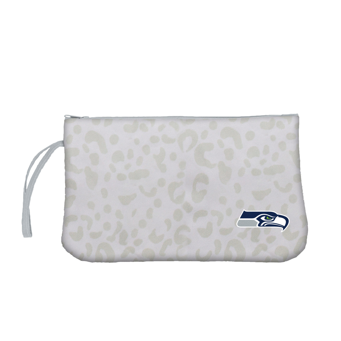 Seattle Seahawks Leopard Print Wristlet
