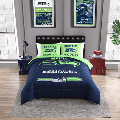 Seattle Seahawks Command Comforter Set Full/Queen