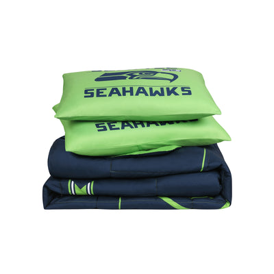 Seattle Seahawks Command Comforter Set Full/Queen