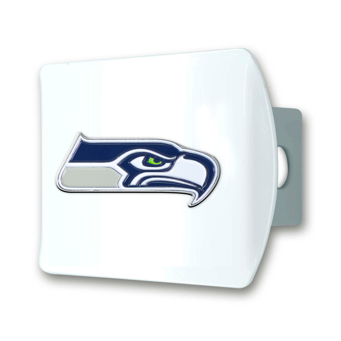 NFL - Seattle Seahawks Color on White Hitch Cover