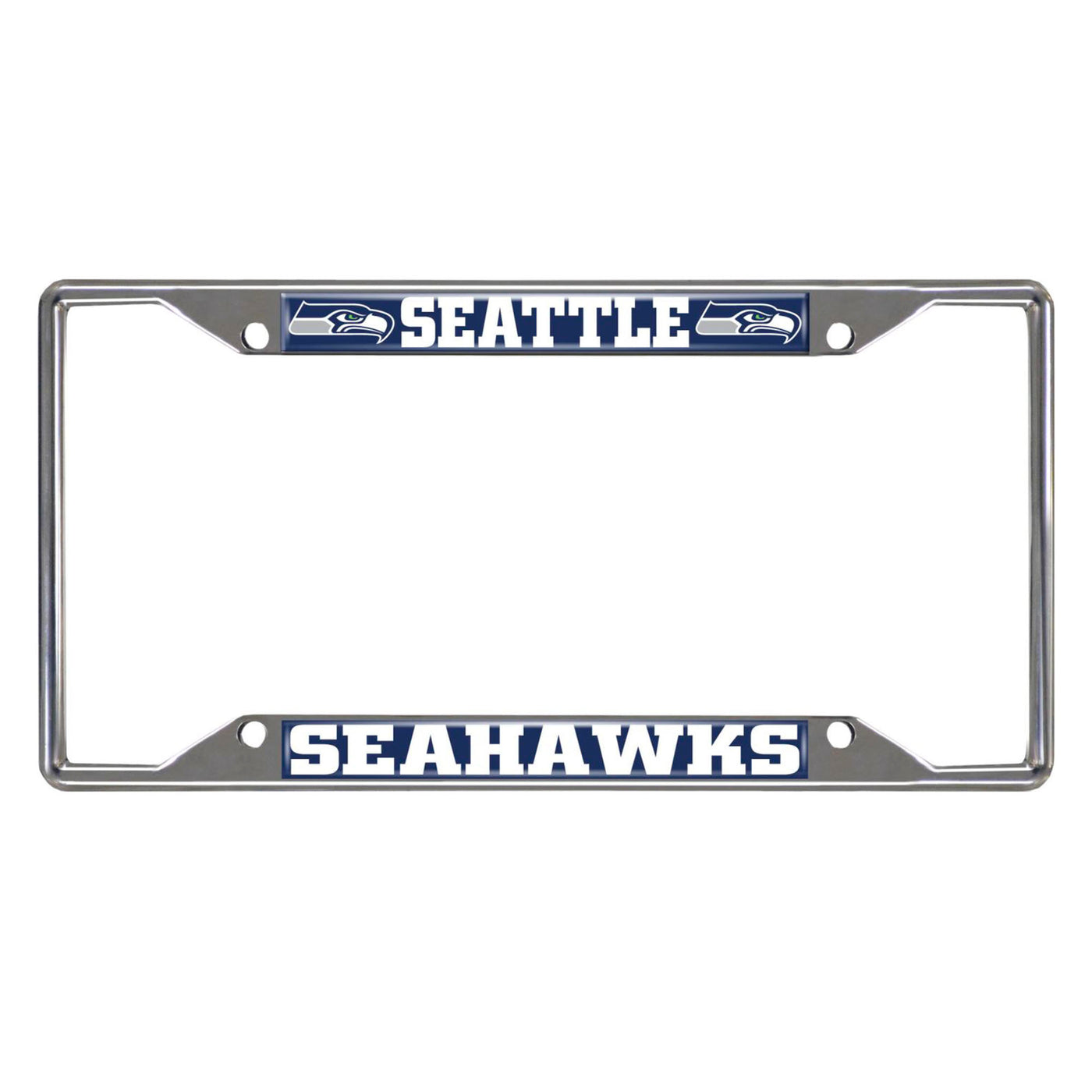 NFL - Seattle Seahawks Chrome License Plate Frame
