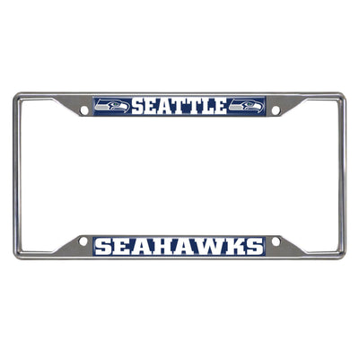 NFL - Seattle Seahawks Chrome License Plate Frame