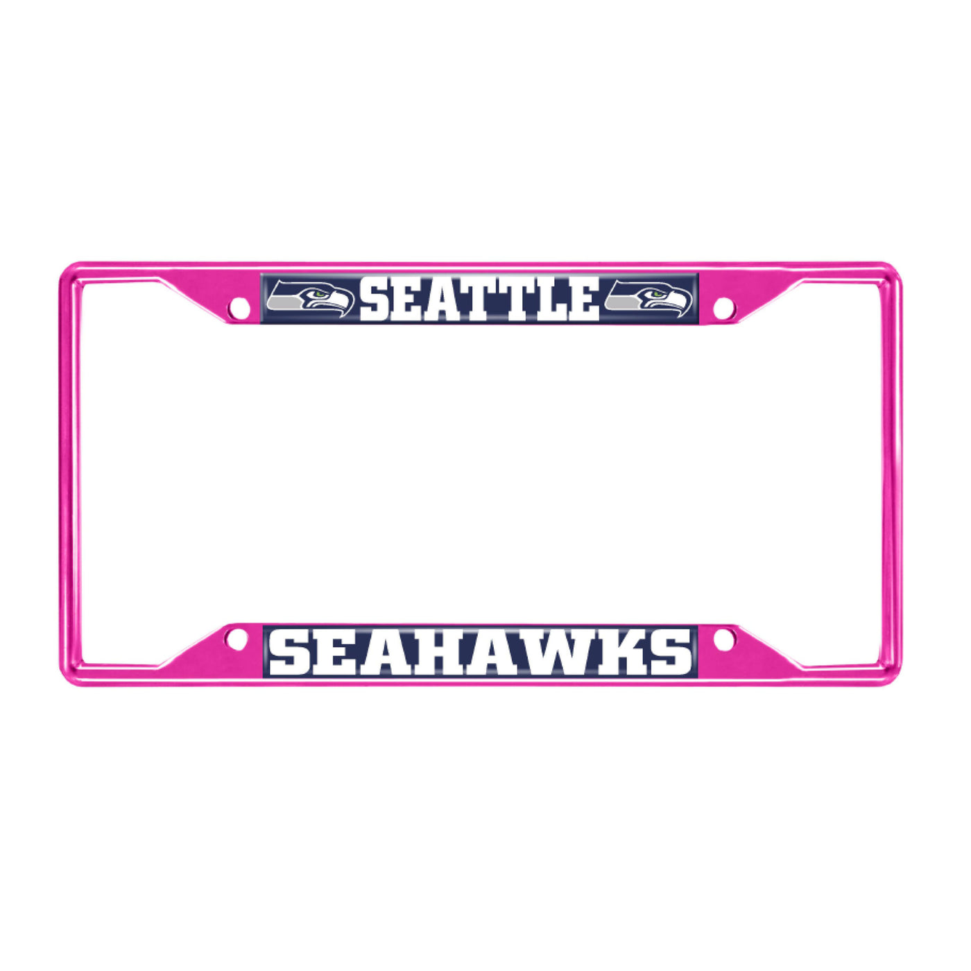 NFL - Seattle Seahawks-Pink License Plate Frame