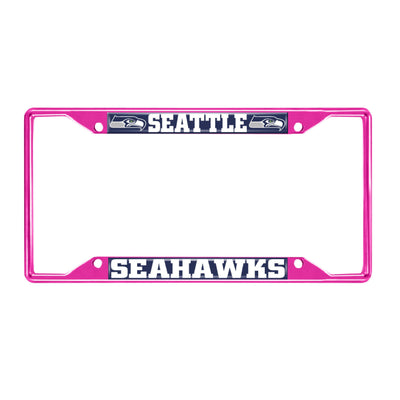 NFL - Seattle Seahawks-Pink License Plate Frame