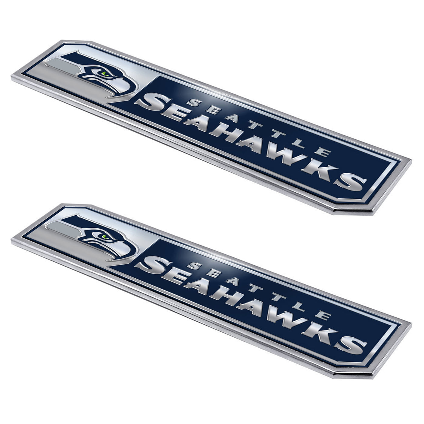 NFL - Seattle Seahawks Embossed Truck Emblem 2-pk