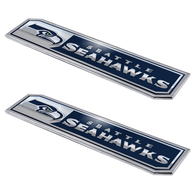 NFL - Seattle Seahawks Embossed Truck Emblem 2-pk