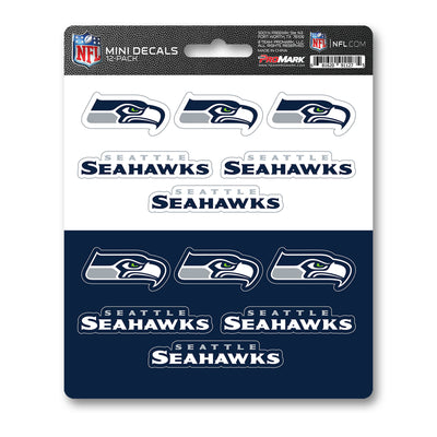 NFL - Seattle Seahawks Mini Decal 12-pk