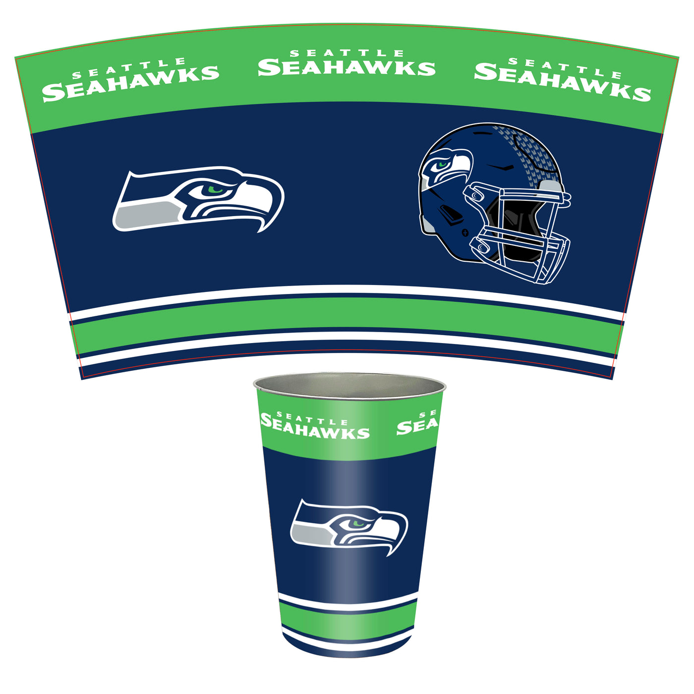 NFL - Seattle Seahawks Wastebasket
