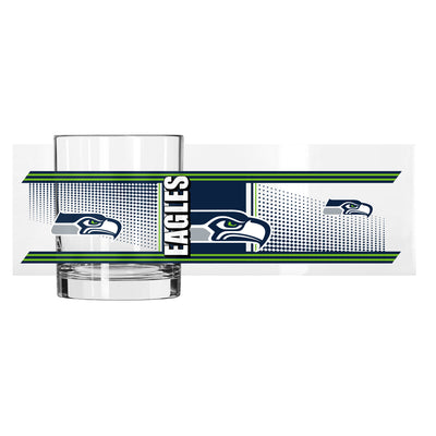 Seattle Seahawks 14oz Hero Rocks Glass