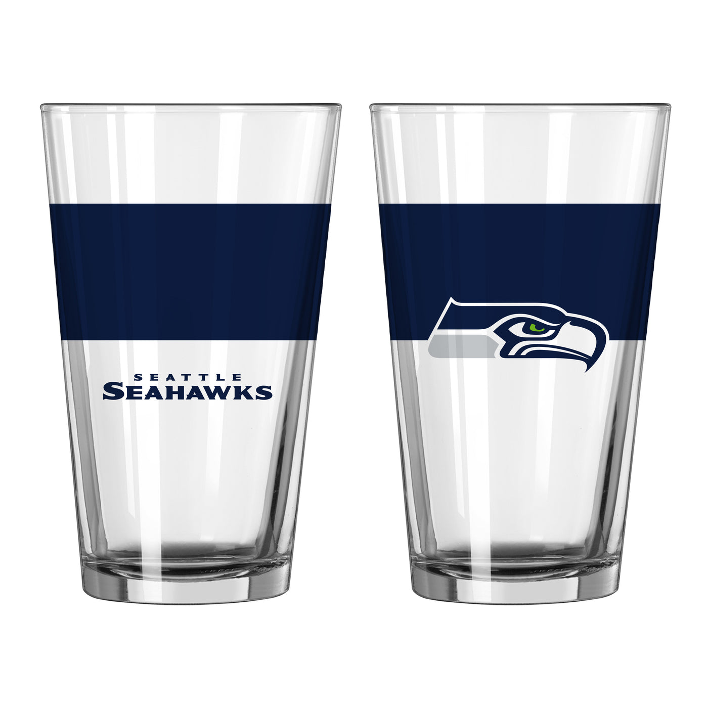 Seattle Seahawks 16oz Colorblock Pint Glass