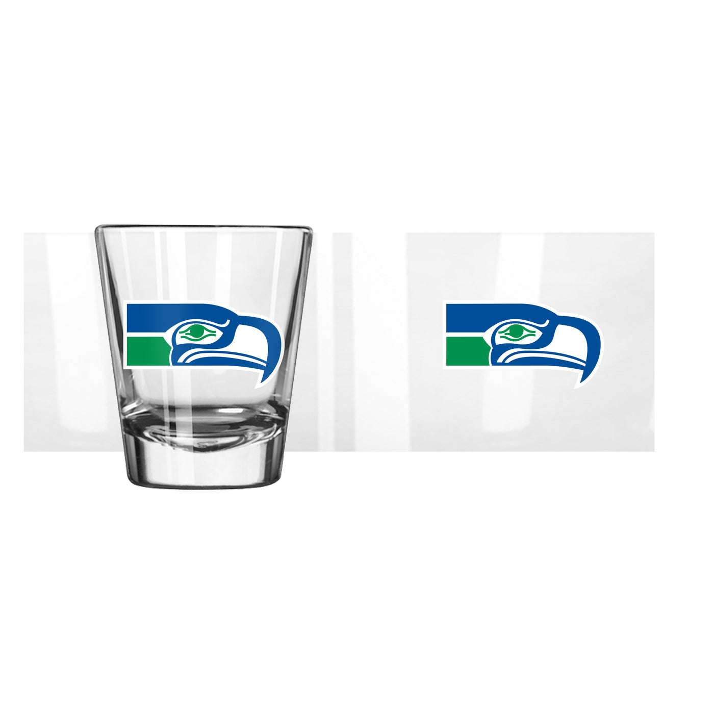 Seattle Seahawks 2oz Retro Shot Glass