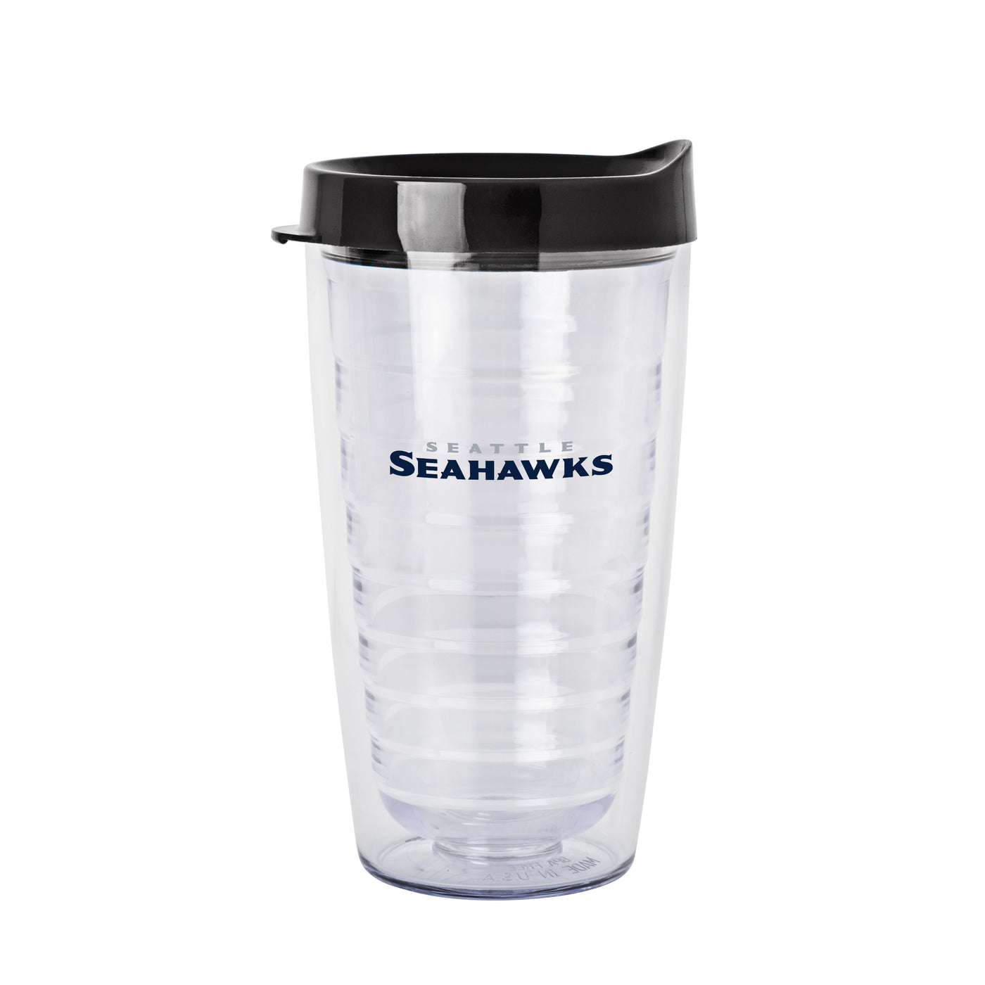Seattle Seahawks 16oz Flipside Dbl Wall Clear Tumbler