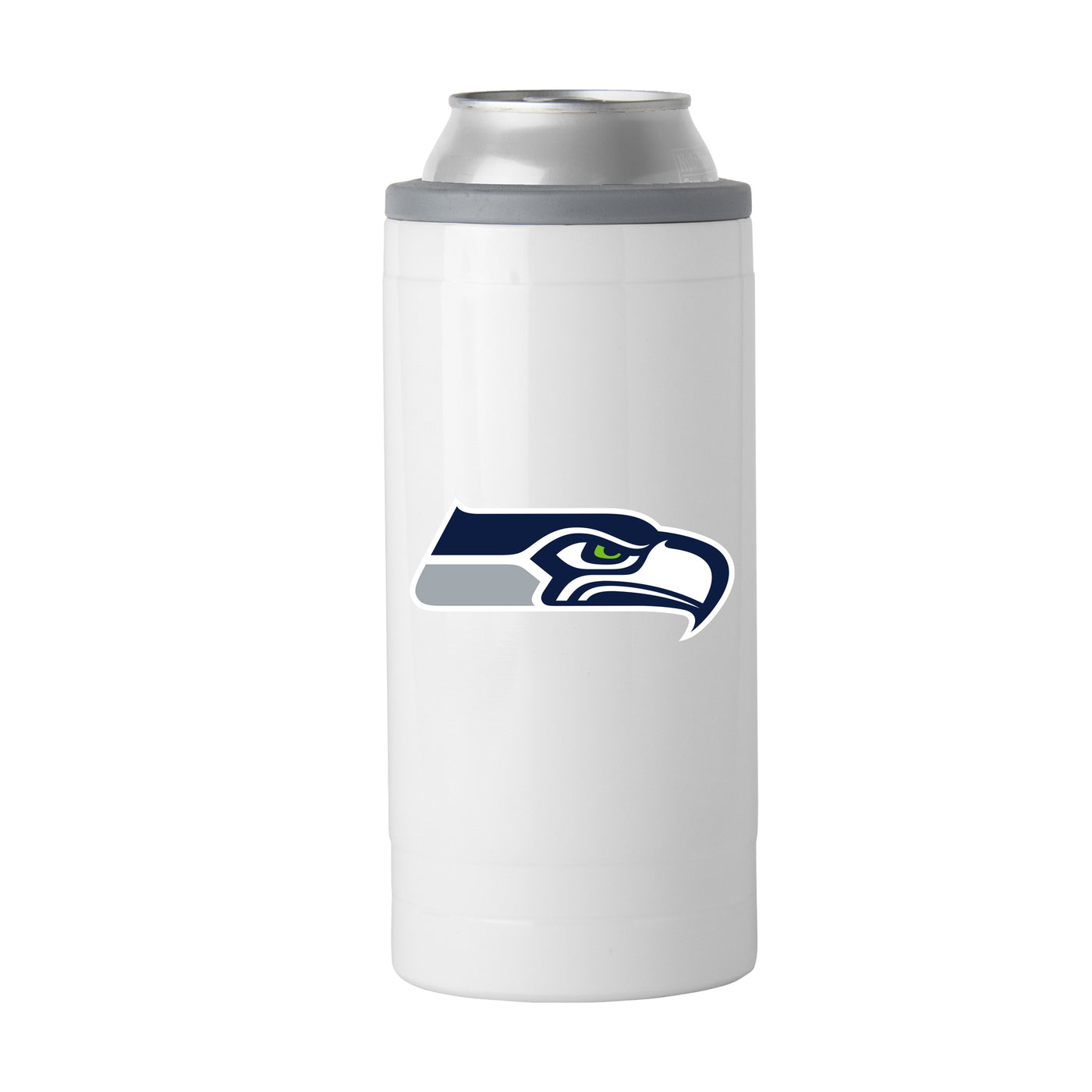 Seattle Seahawks Letterman 12 oz Slim Can Coolie