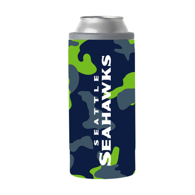 Seattle Seahawks Camo Swagger 12oz Slim Can Coolie