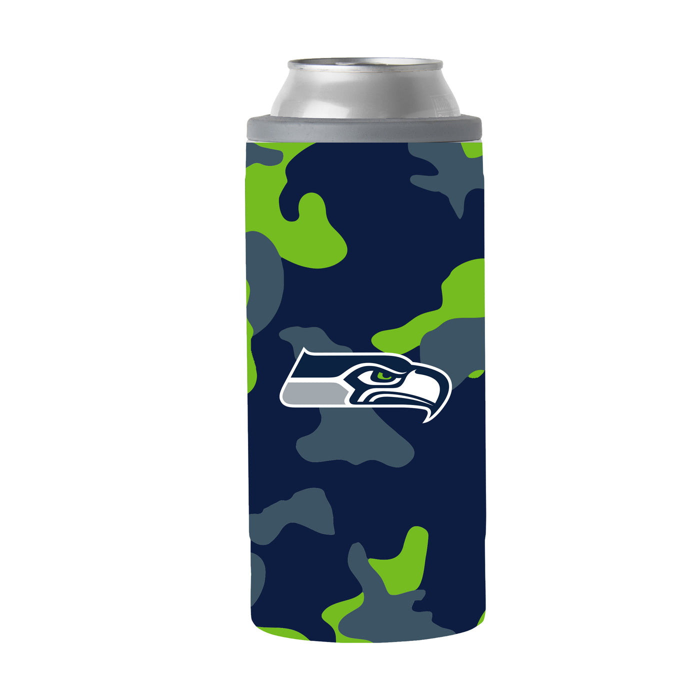 Seattle Seahawks Camo Swagger 12oz Slim Can Coolie