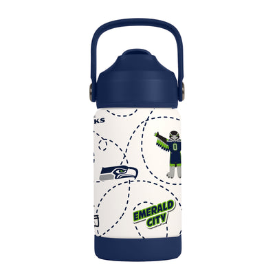 Seattle Seahawks 12oz Mascot SS Kids Bottle