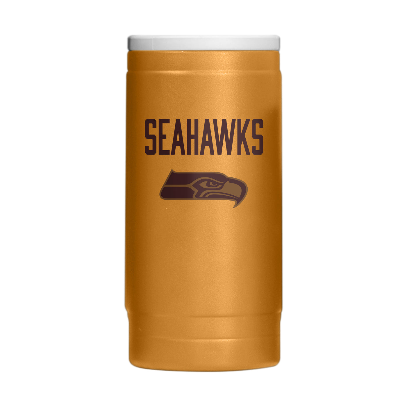 Seattle Seahawks  Huddle Powder Coat Slim Can Coolie