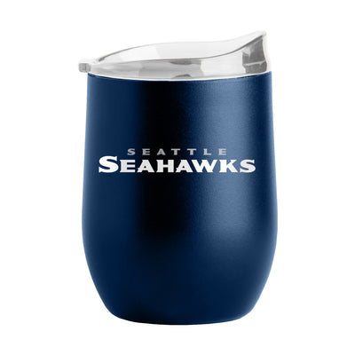 Seattle Seahawks 16oz Flipside Powder Coat Curved Beverage
