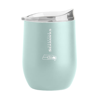 Seattle Seahawks 16oz Vertical Powder Coat Curved Beverage