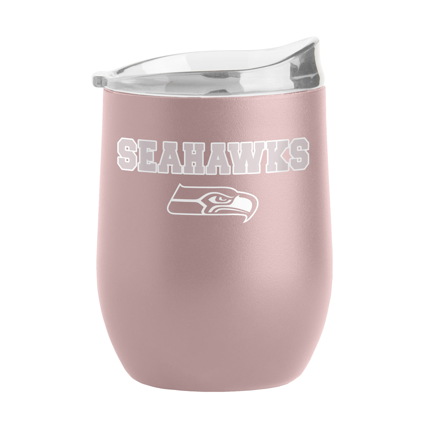 Seattle Seahawks 16oz Stencil Powder Coat Curved Beverage
