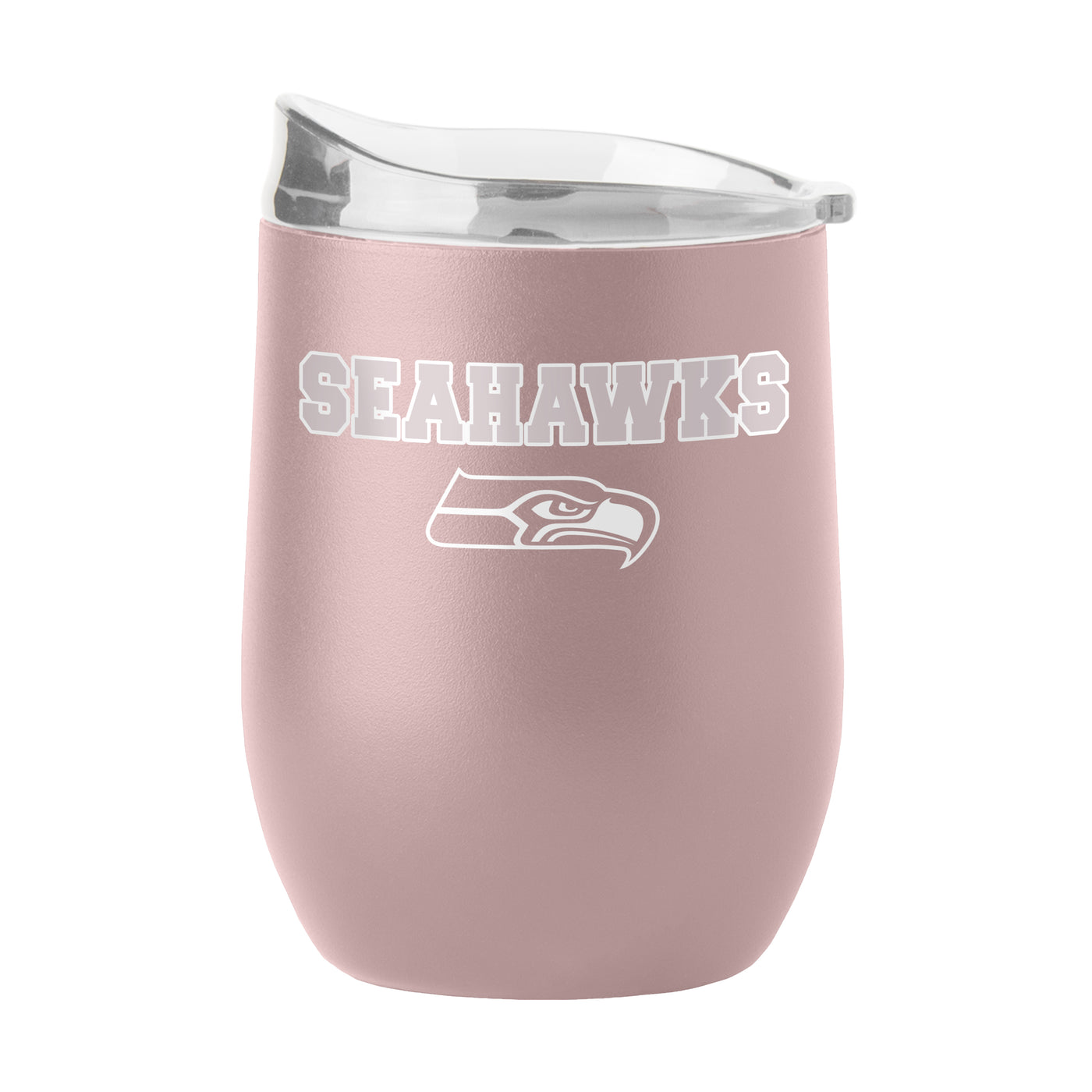 Seattle Seahawks 16oz Stencil Powder Coat Curved Beverage