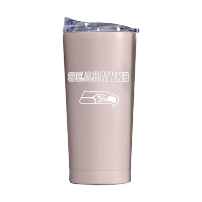 Seattle Seahawks 20oz Stencil Powder Coat Tumbler