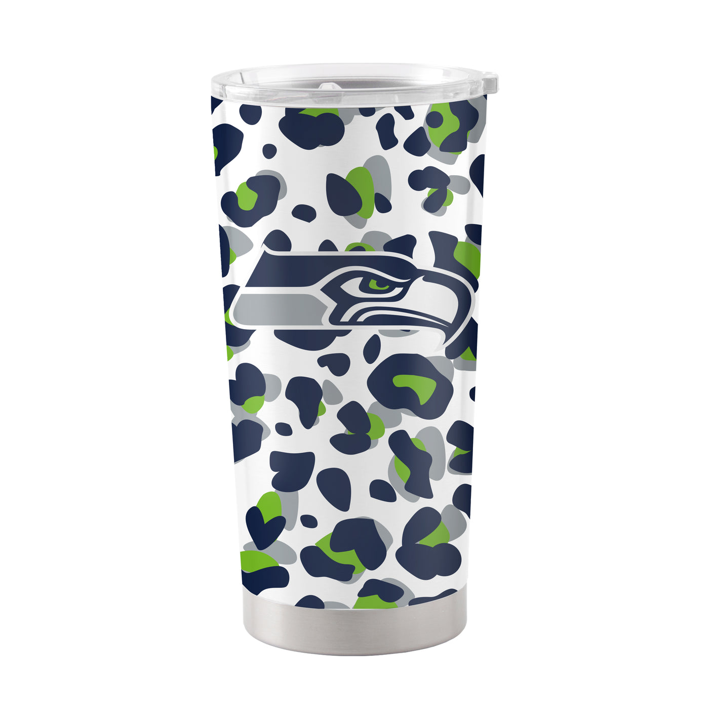 Seattle Seahawks 20oz Leopard Stainless Steel Tumbler