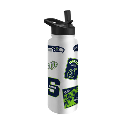 Seattle Seahawks Dreamweave 34oz Quencher Bottle