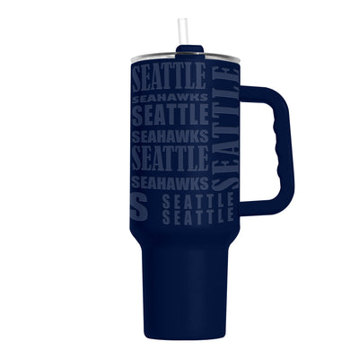 Seattle Seahawks 40oz Replay Powder Coat Tumbler