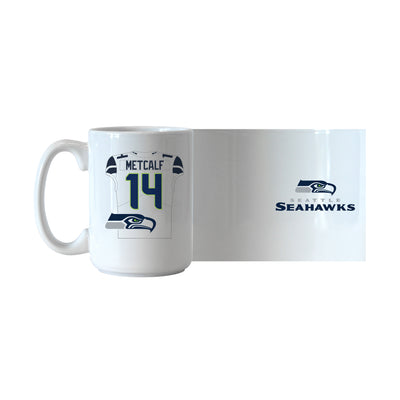 Seattle Seahawks DK Metcalf Jersey 15oz Sublimated Mug
